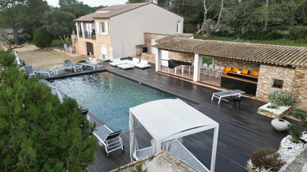 Magnifique Villa De Luxe Au Coeur De La Garrigue Ним Экстерьер фото