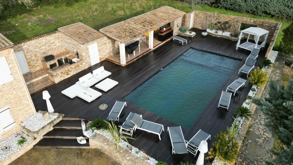 Magnifique Villa De Luxe Au Coeur De La Garrigue Ним Экстерьер фото